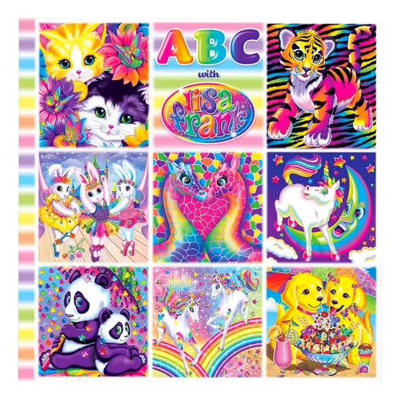 Lisa Frank Hardback ABC Alphabet Book - Picture 2 of 8